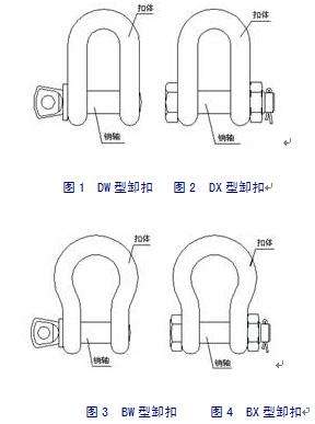 这是安徽亚太船用锚链的连接卸扣尺寸图