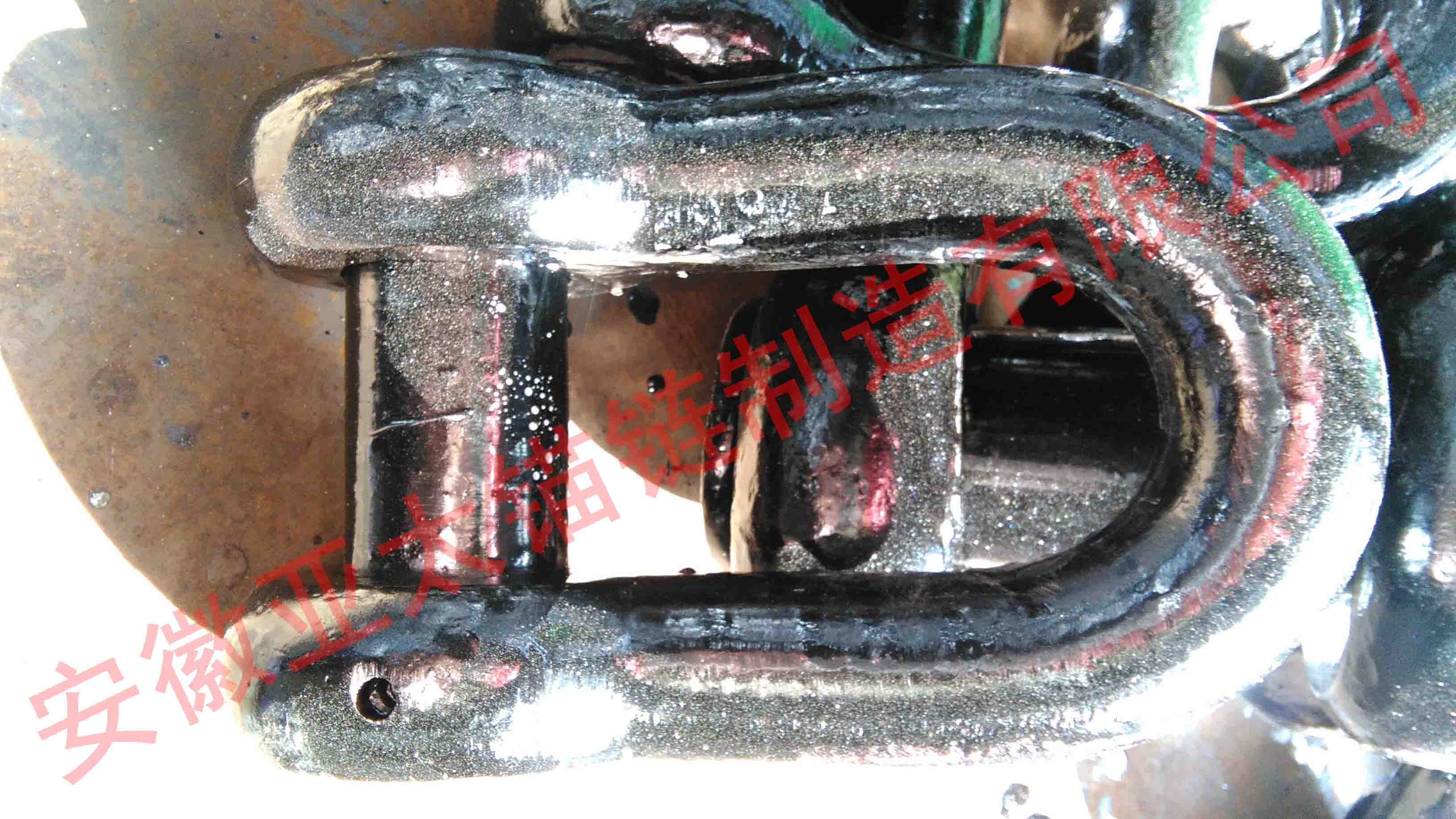 船用锚链的末端卸扣的示意图 这是安徽亚太船用锚链末端卸扣的示意图